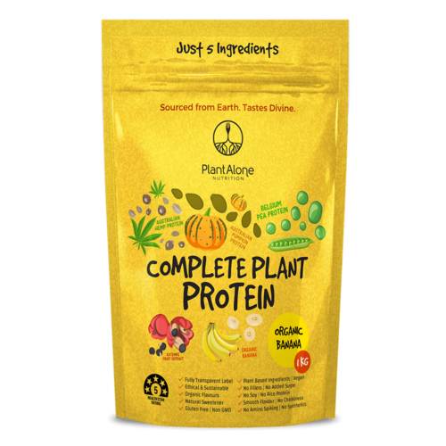 Organic Banana Complete Plant Protein 1kg